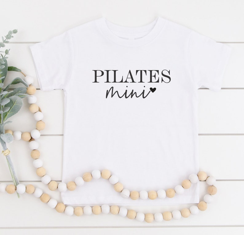 Pilates Mama and Pilates Mini  Matching Shirts