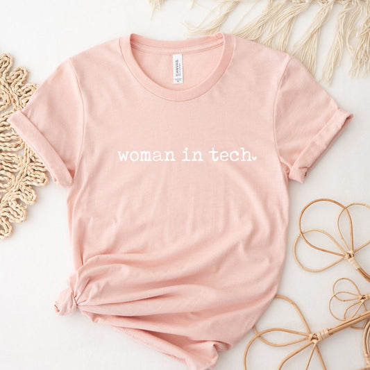 Woman In Tech Shirt