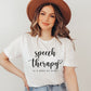 Speech Therapy Is A Work Of Heart Shirt