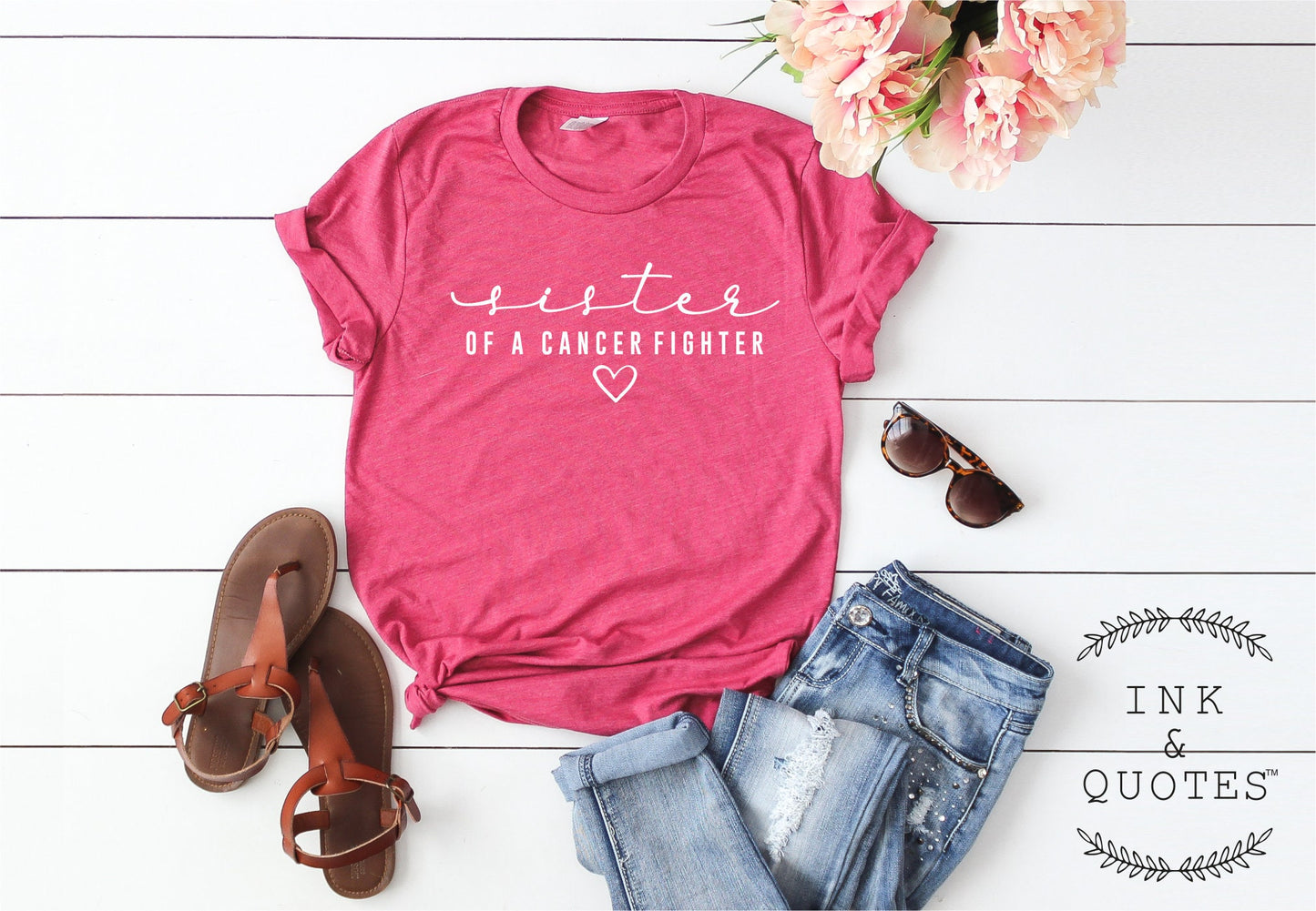 Sister Of A Cancer Fighter Shirt