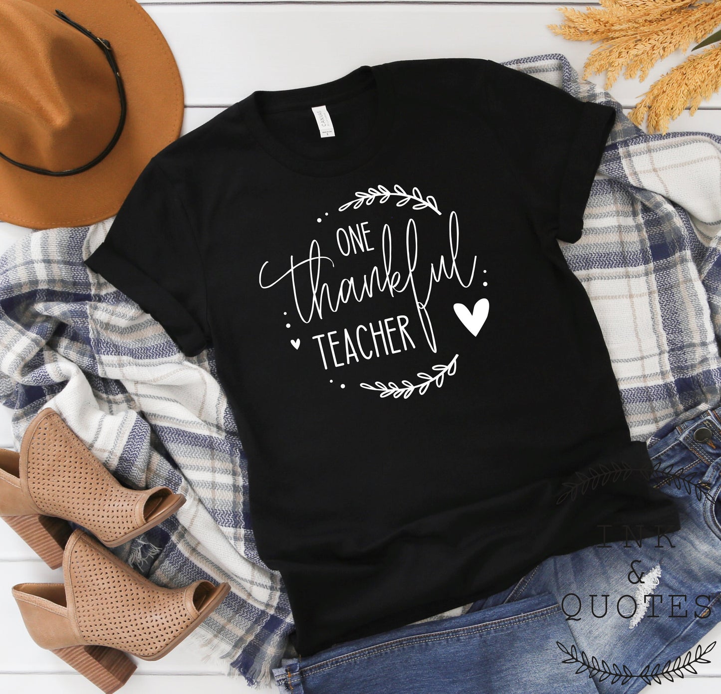 One Thankful Teacher Shirt