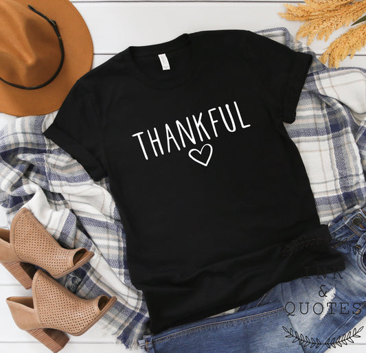 Cute Thankful Heart Shirt