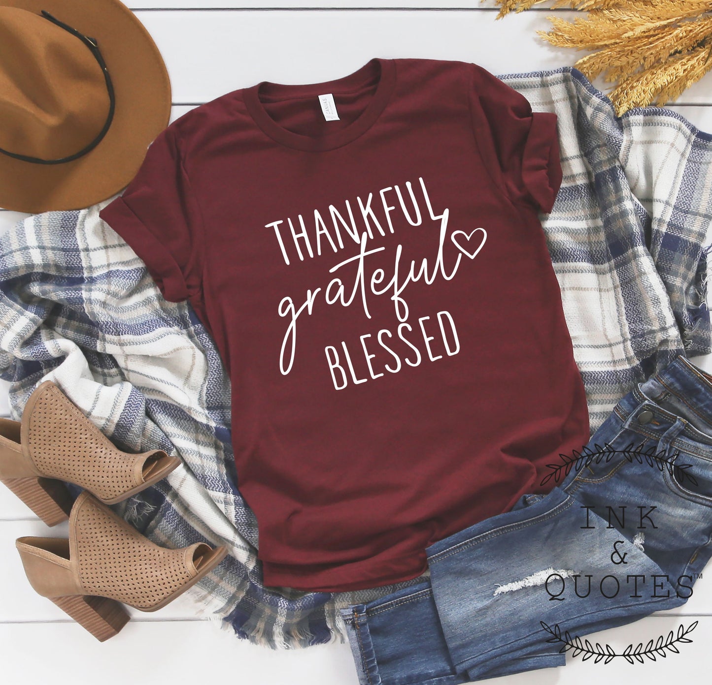 Thankful Grateful Blessed Shirt