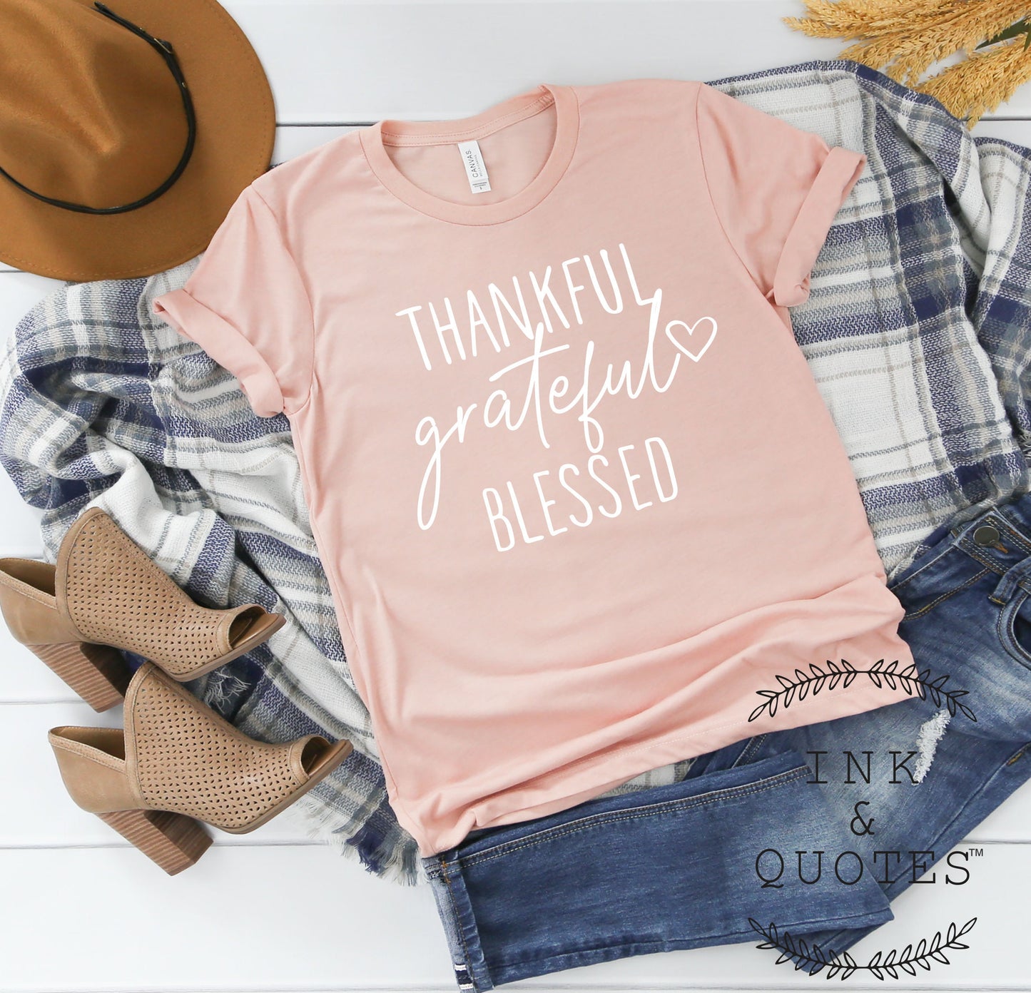 Thankful Grateful Blessed Shirt