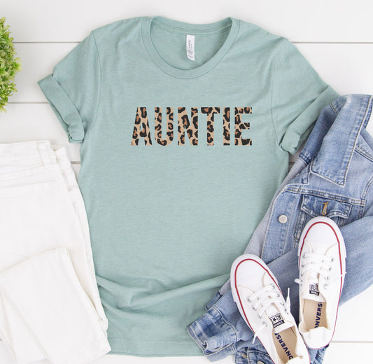 Auntie Leopard Shirt