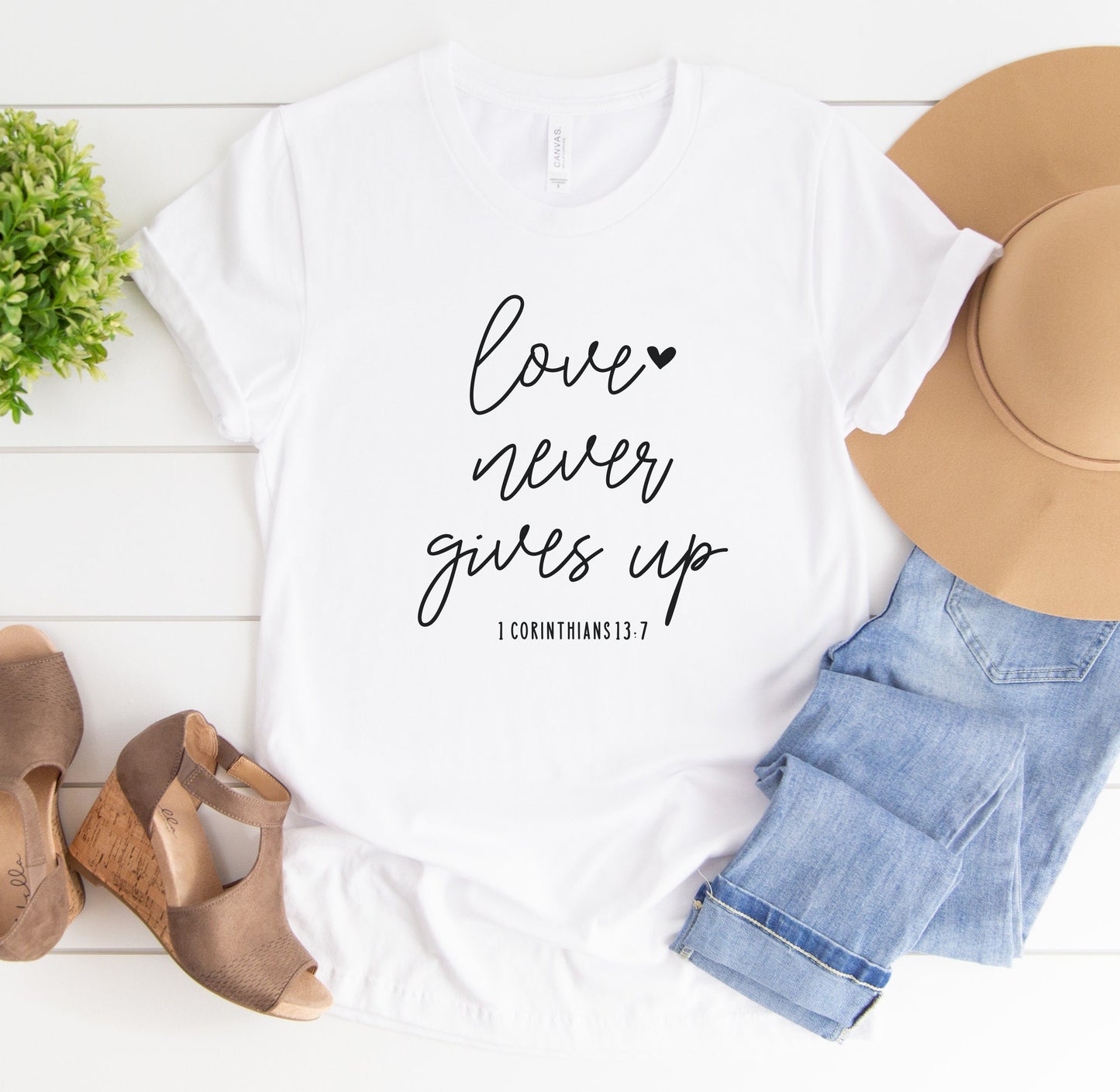 Love Never Gives Up Shirt