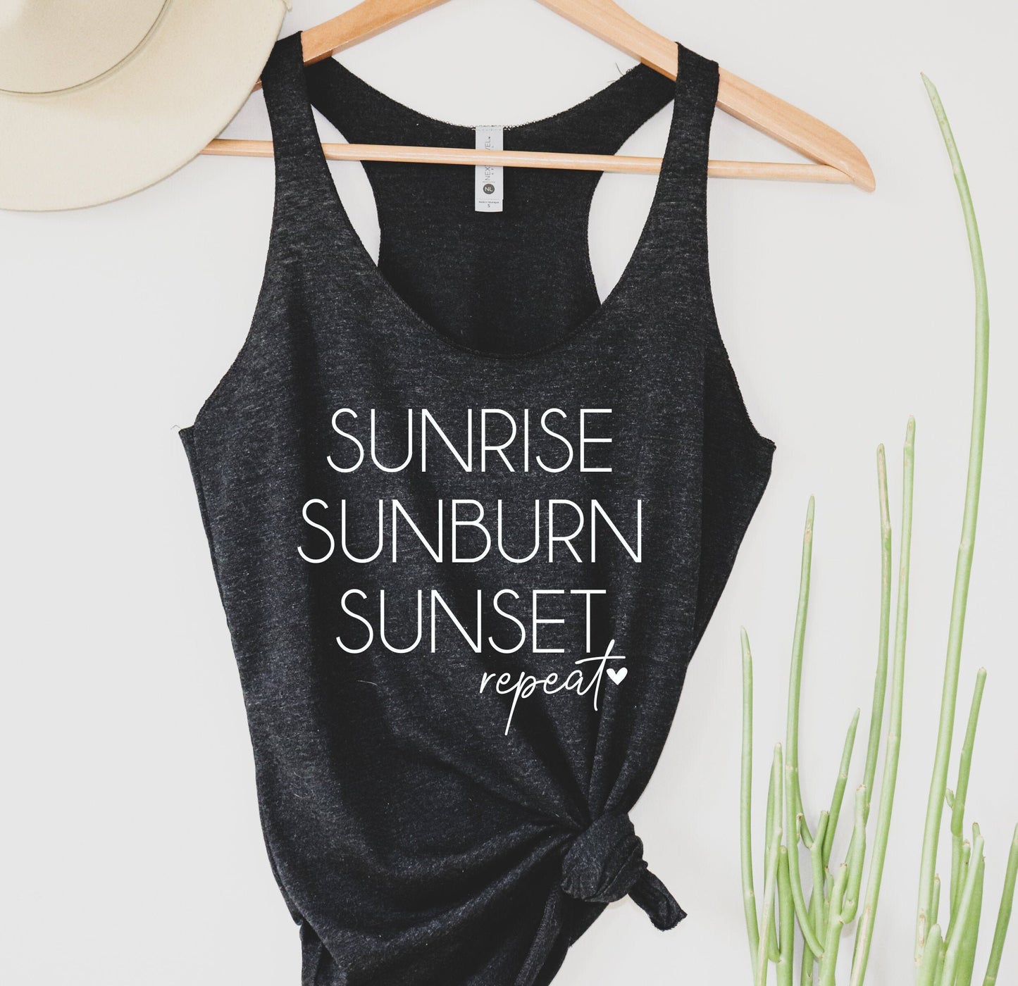 Sunrise Sunburn Sunset Repeat Tank Top