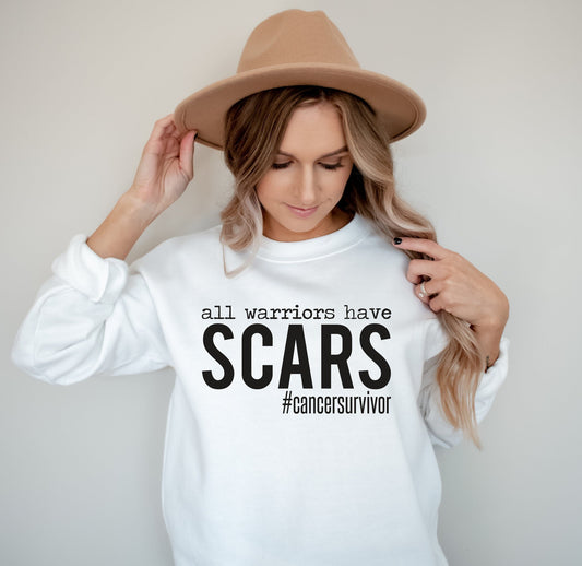 All Warriors Have Scars Sweatshirt