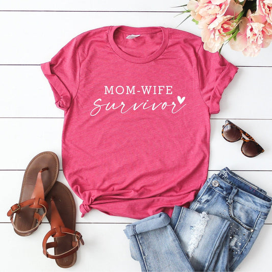 Mom Wife Survivor Shirt