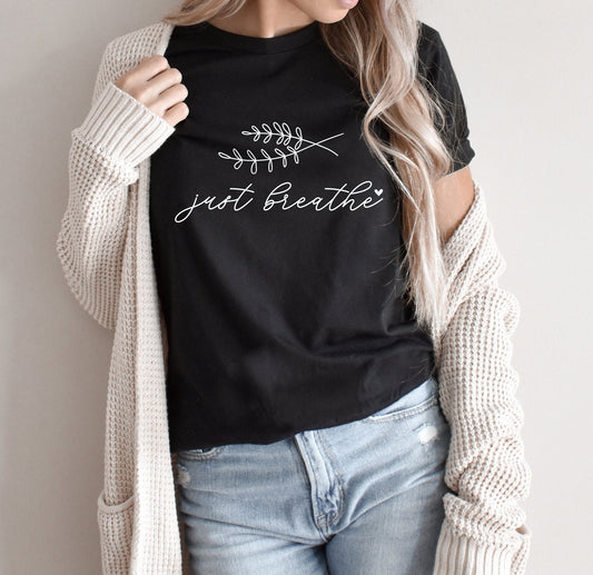 Just Breathe Botanical Shirt