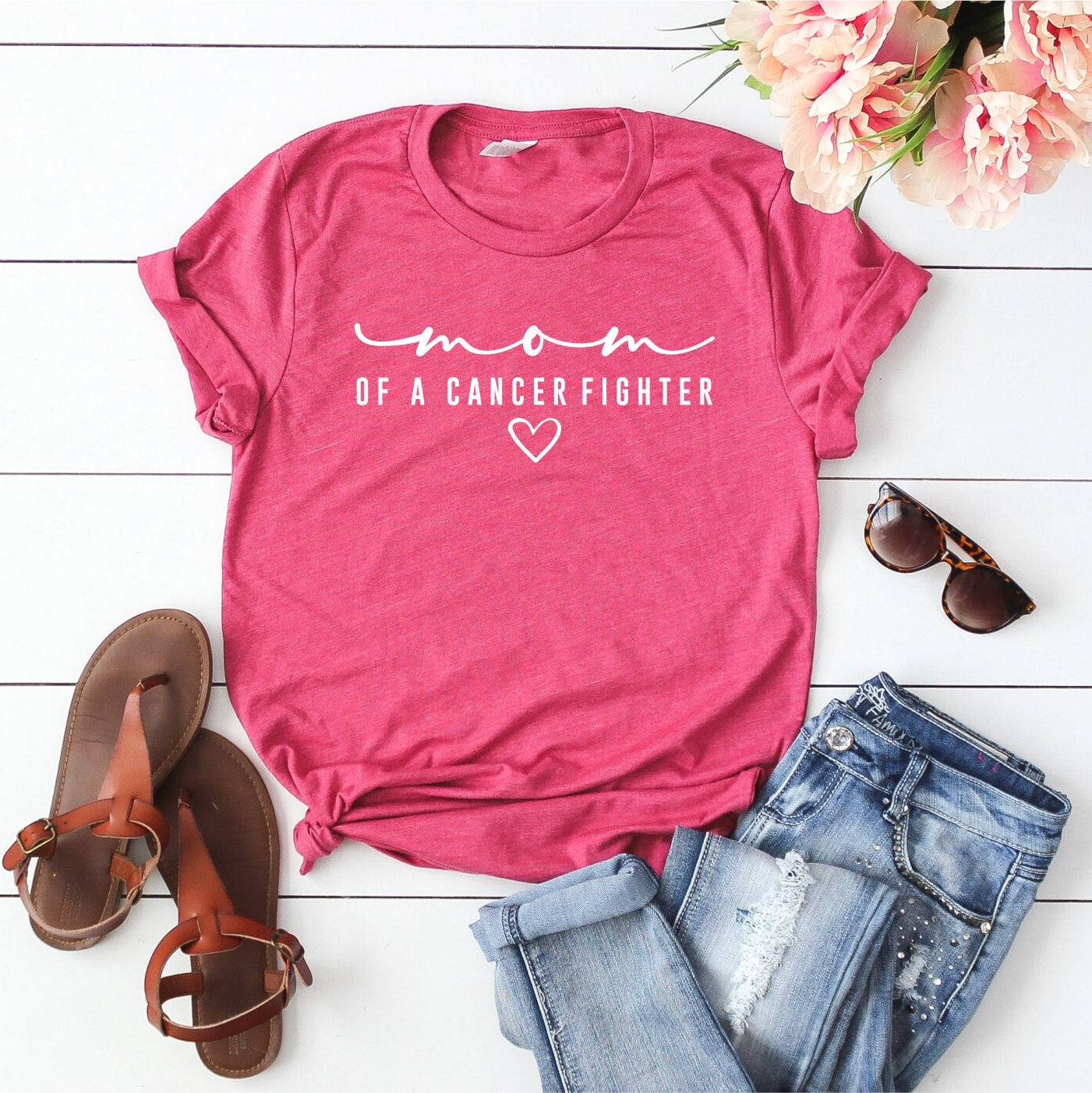 Mom Of A Cancer Fighter Shirt