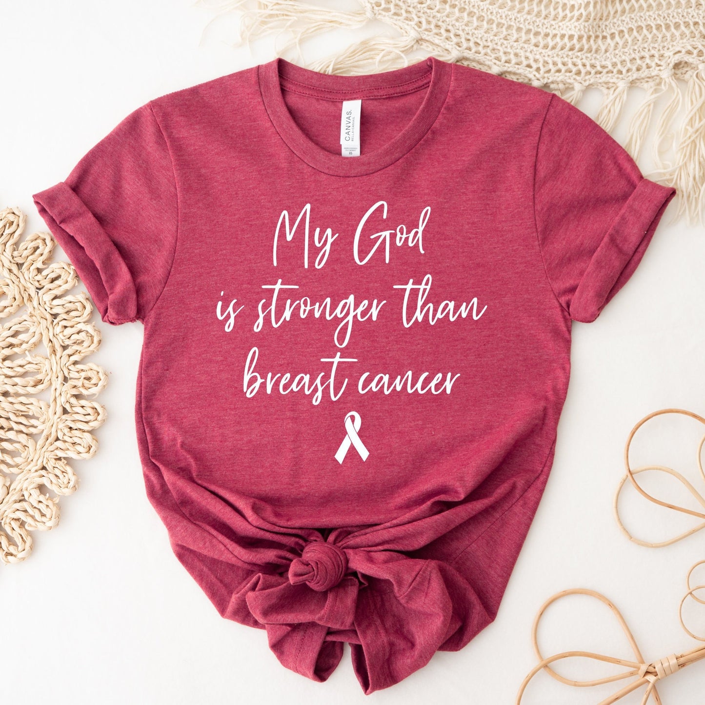 My God Is Stronger Than Breast Cancer Shirt