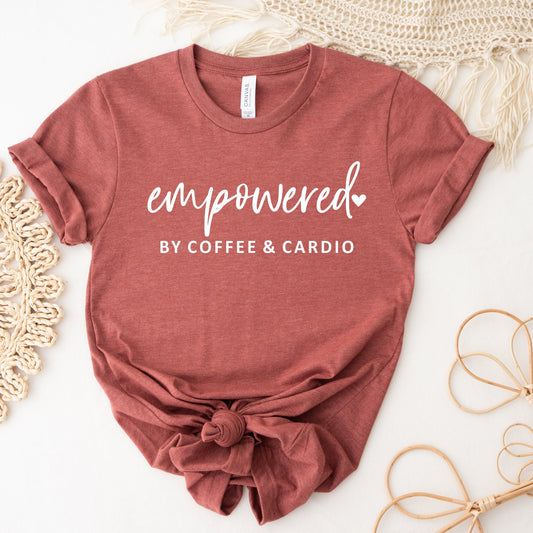 Empowered By Coffee & Cardio Shirt