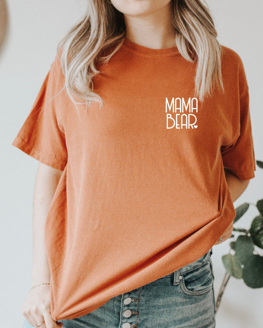 Mama Bear Pocket Design Shirt