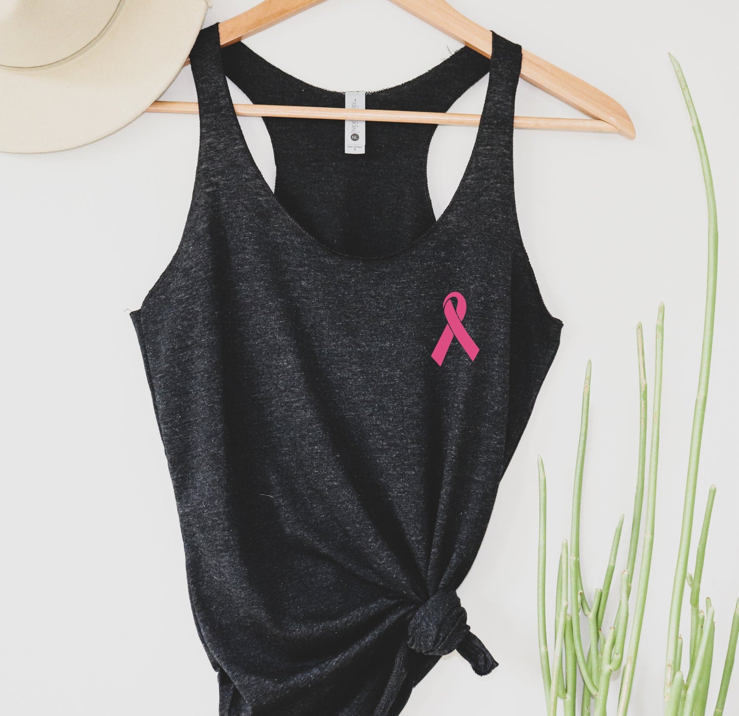 Breast Cancer Ribbon Tank Top