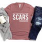 All Warriors have Scars V-Neck Shirt