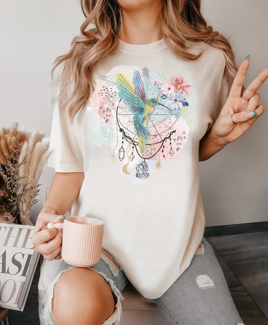 Watercolor Hummingbird Shirt