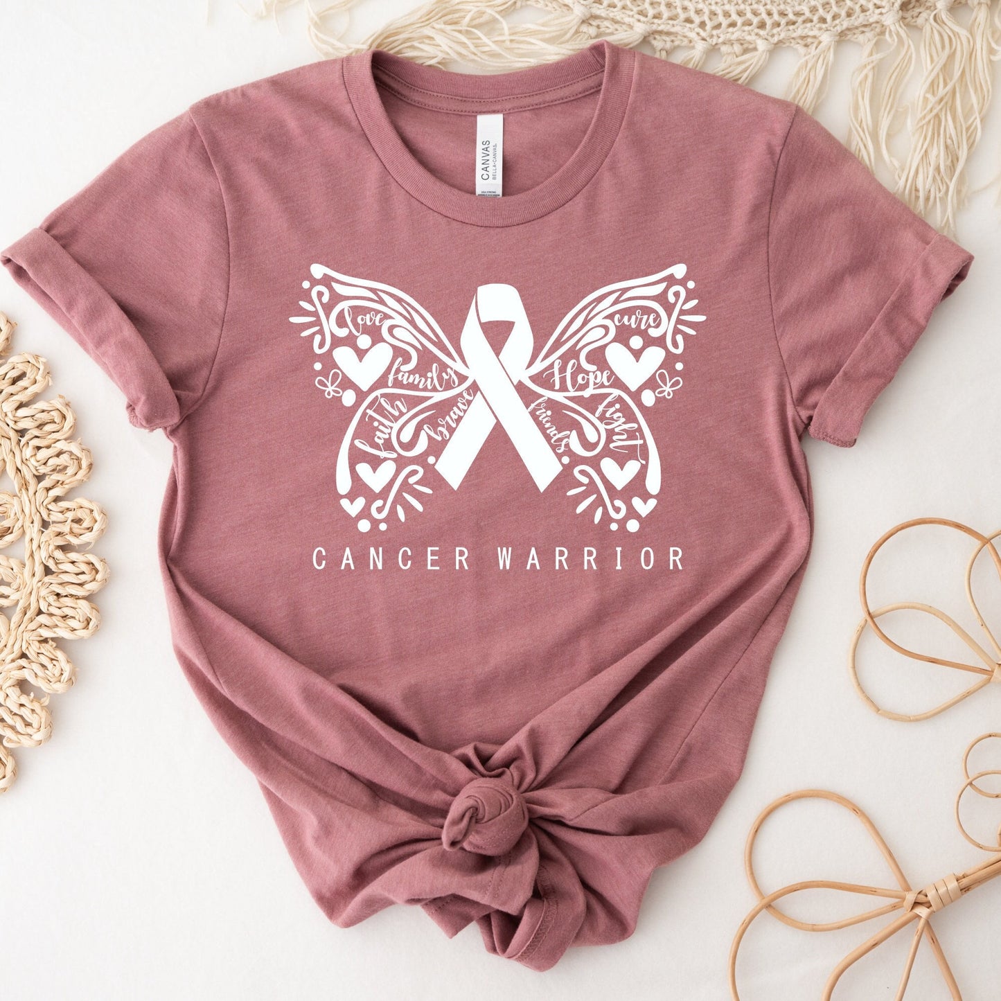 Cancer Warrior Butterfly Shirt