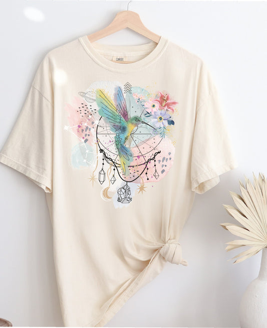 Watercolor Hummingbird Shirt