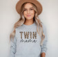 Twin Mama Leopard Sweatshirt