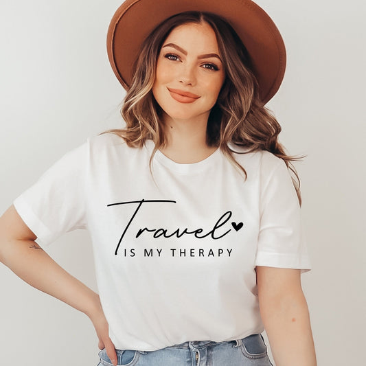 Travel Is My Therapy Shirt