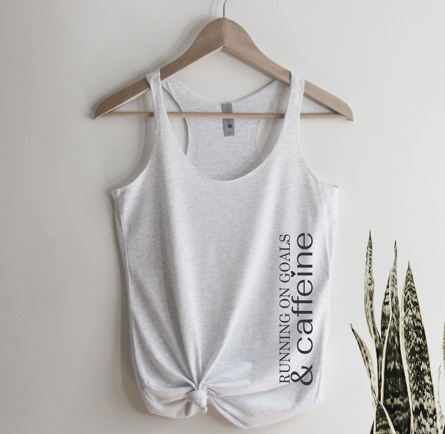 Running in Goals & Caffeine Tank Top