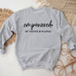 Empowered By Coffee & Pilates Sweatshirt