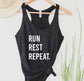 Run Rest Repeat Tank Top